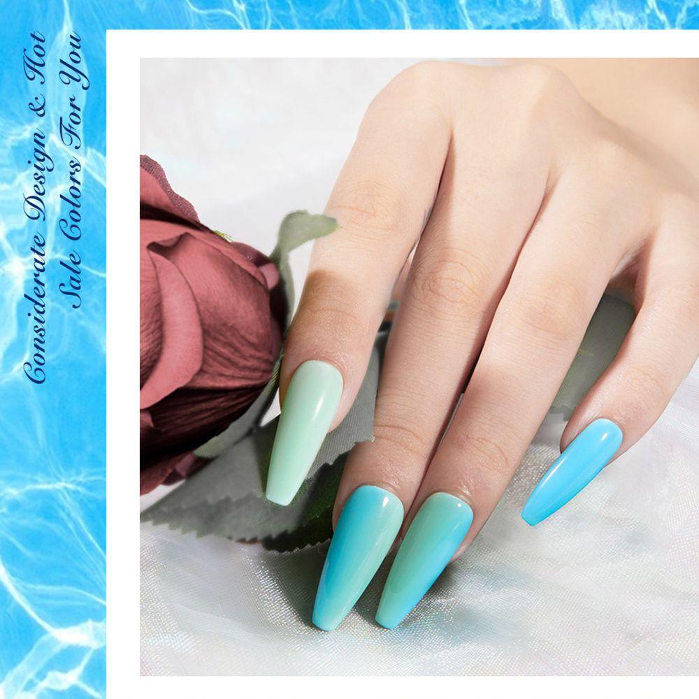 Bộ Sơn Móng Tay Dạng Gel Bóng Bán Vĩnh Viễn Nhiều Màu Sắc