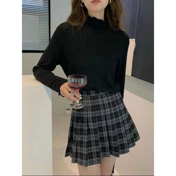 (Ảnh thật) Chân váy tennis DẠ KẺ the.sweaterweather TSW | BigBuy360 - bigbuy360.vn