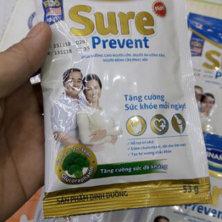 (2020)COMBO 10 GÓI SỮA BỘT SURE PREVENT 53G