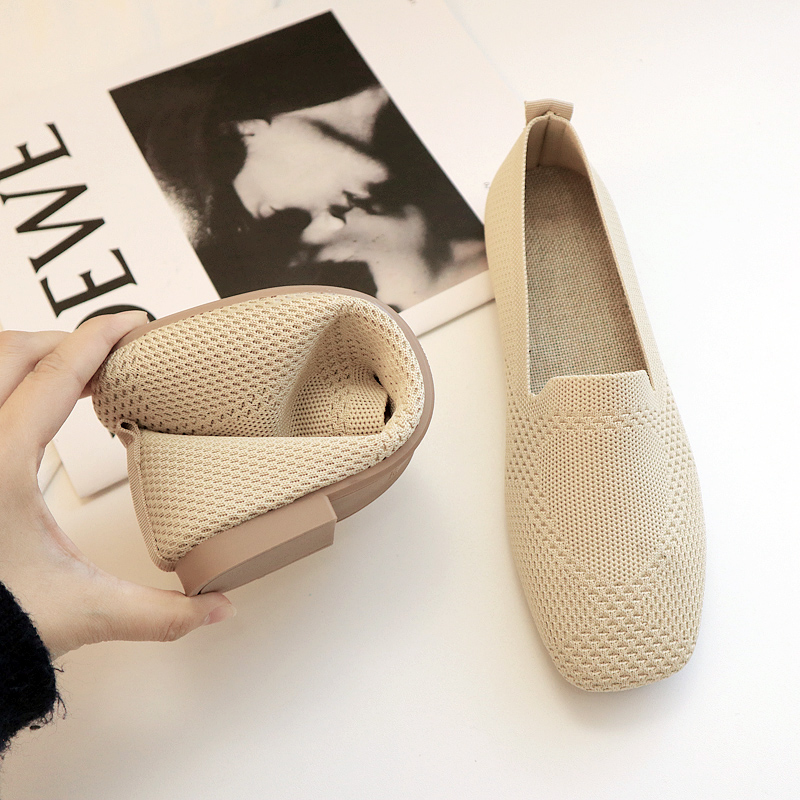 Giày Búp Bê Mũi Vuông Thời Trang Nữ Tính