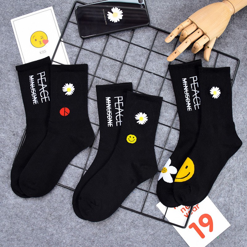 Tất bông hoa GD phong cách Hàn Quốc T05