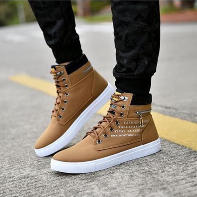 Xả Mới - Giày Cao Cổ Nam, Giày Sneaker Thể Thao Nam Cổ Cao Hàng Cao Cấp AL6 " ^ * 𝄪