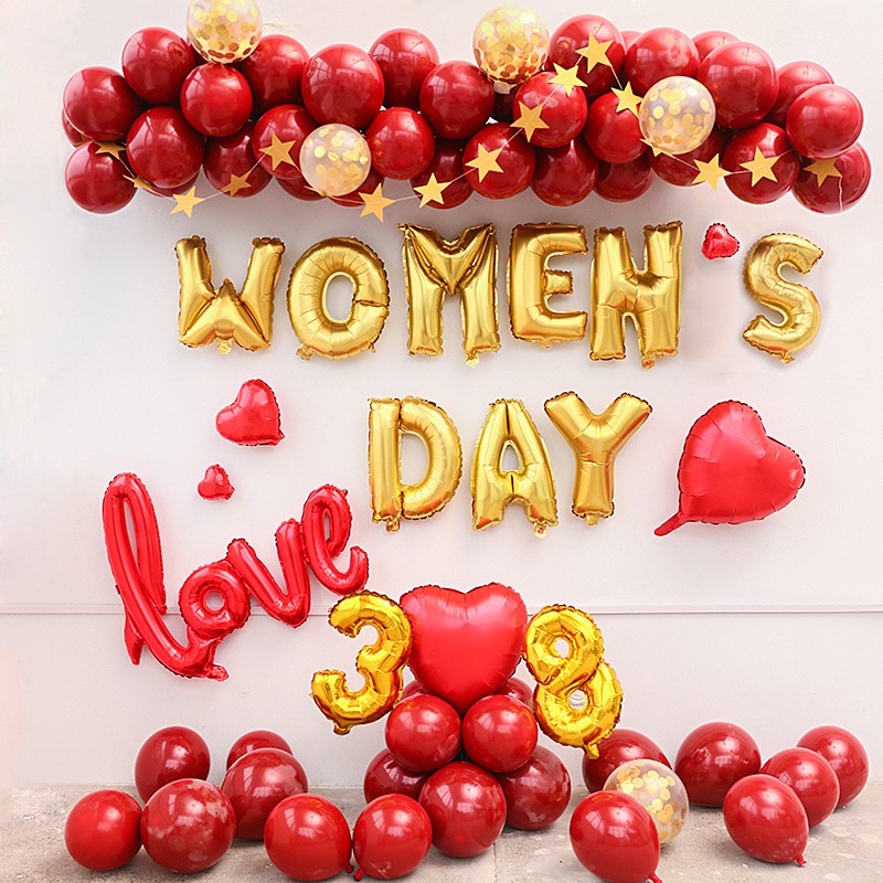 Sét bóng Happy womens day cho ngày Quốc tế phụ nữ 8/3 và 20/10