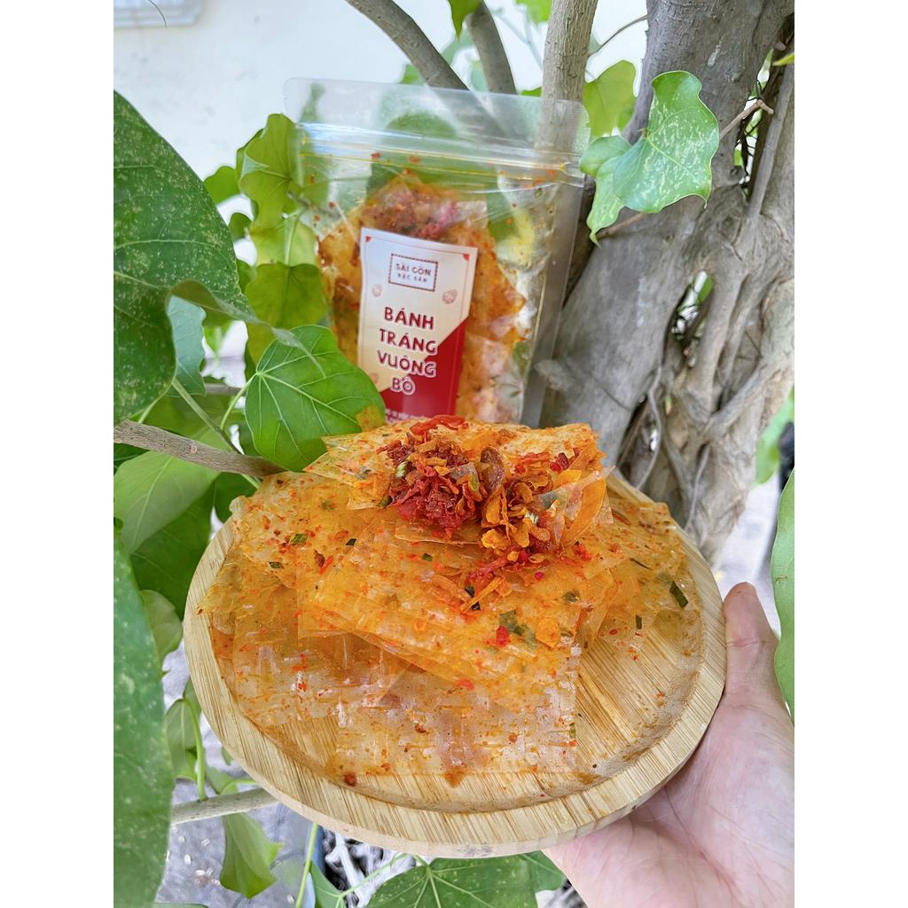 Bánh tráng vuông khô bò Loại đặc biệt ngon Đồ Ăn Vặt Sài Gòn Đặc Sản