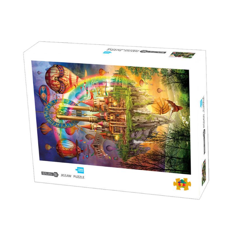 Bộ Đồ Chơi Xếp Hình Lâu Đài Cổ Điển 1000 Mảnh Diy Dành Cho Người Lớn Và Trẻ Em