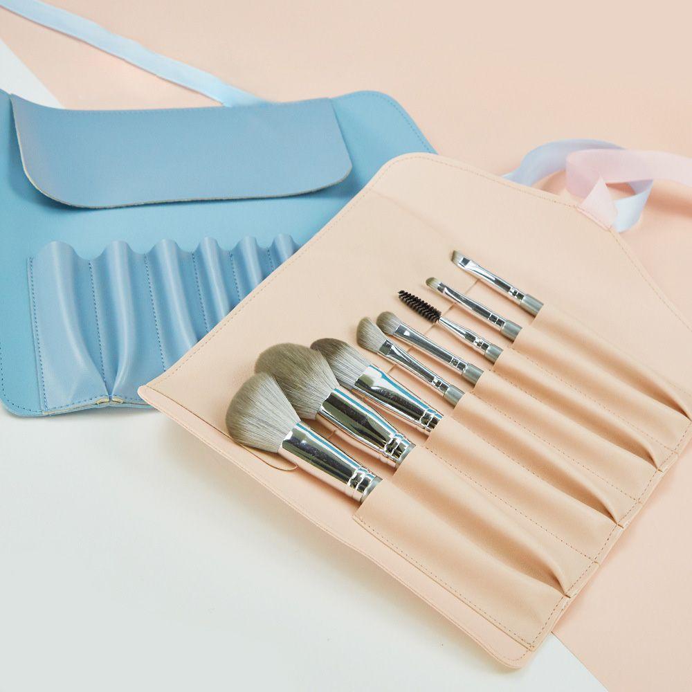 Túi Cuộn Đựng Cọ Trang Điểm Lông Mày Chống Nước Gọn Nhẹ