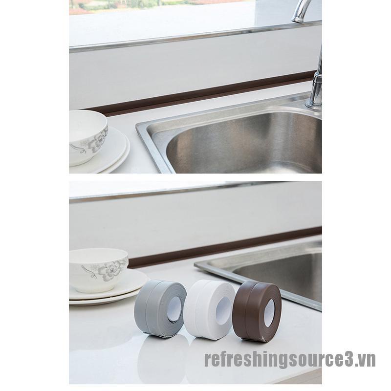 Cuộn Băng Keo Pvc Tự Dính Dán Viền Bồn Rửa Chén Tiện Dụng Edge