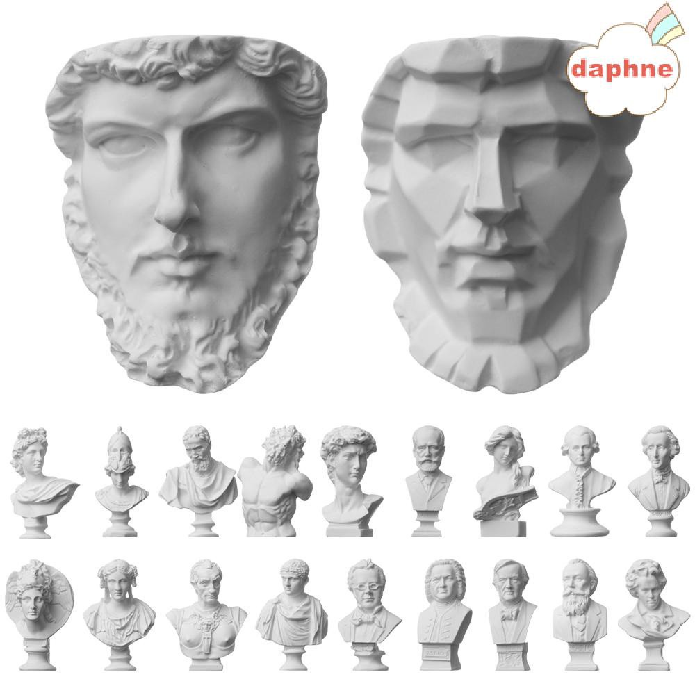 DAPHNE Crafts Plaster Statue Mini Figurine Greek Mythology Gypsum Bust Portraits Celebrities Nordic Home Decor Desktop Ornament Drawing Practice Famous Sculpture