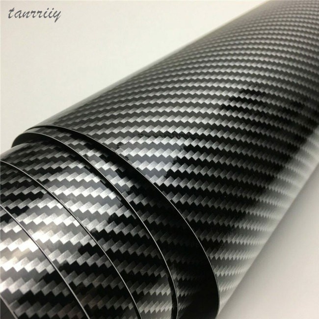 【Ready Stock】 2d Carbon Fiber Wrapping  Film Appearance Decoration Motorcycle Tablet Stickers Car Styling