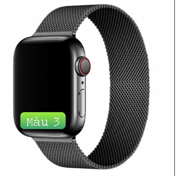 Dây đeo đồng hồ mẫu thép Milan không gỉ size 38mm 42mm 40mm 44mm