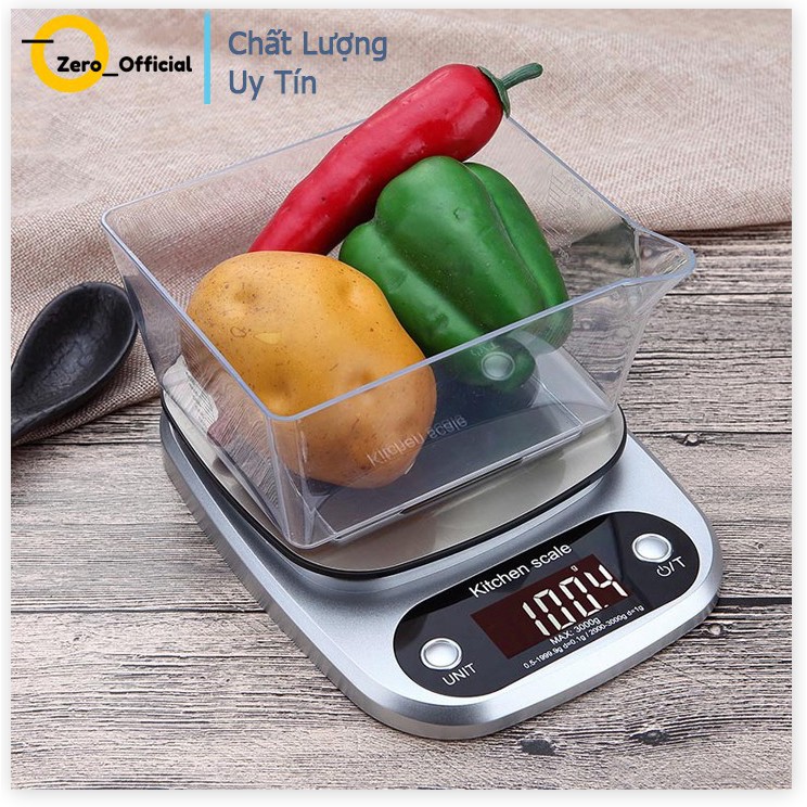 Cân tiểu ly điện tử siêu chính xác High Precision dải cân 3kg - 0.1g,cân điện tử mini,độ chính xác cao.