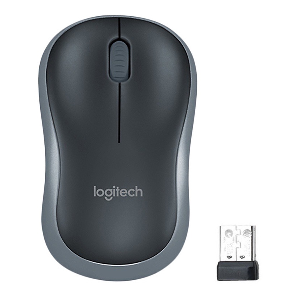 Chuột máy tính không dây, chuột không dây cao cấp Logitech M185 siêu bền - Hàng chính hãng, bảo hành 36 tháng