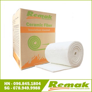 Bông gốm 8P REMAK cách nhiệt chống cháy 128kg/m3 | Bông Ceramic Dạng cuộn
