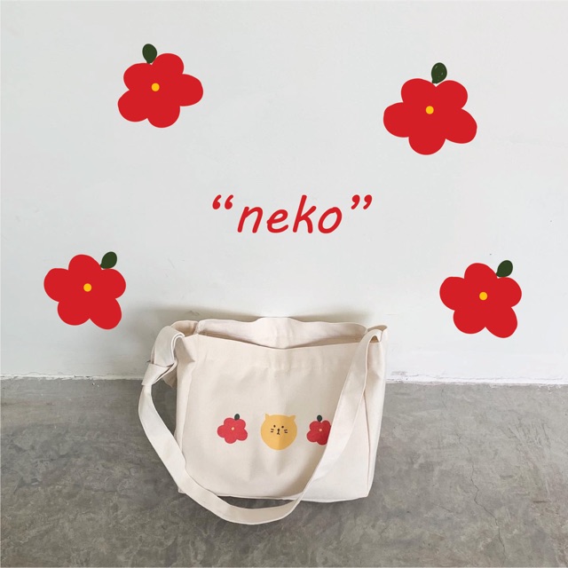 TÚI ĐEO CHÉO DÂY THẮT NEKO