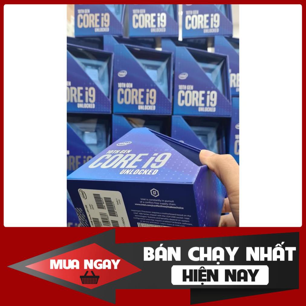 CPU Intel Core i9 10900K - Hàng Box Chính hãng FPT/TLC