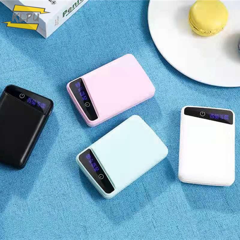 Set 3 Vỏ Pin Sạc Dự Phòng 18650 3 Cổng Usb Diy