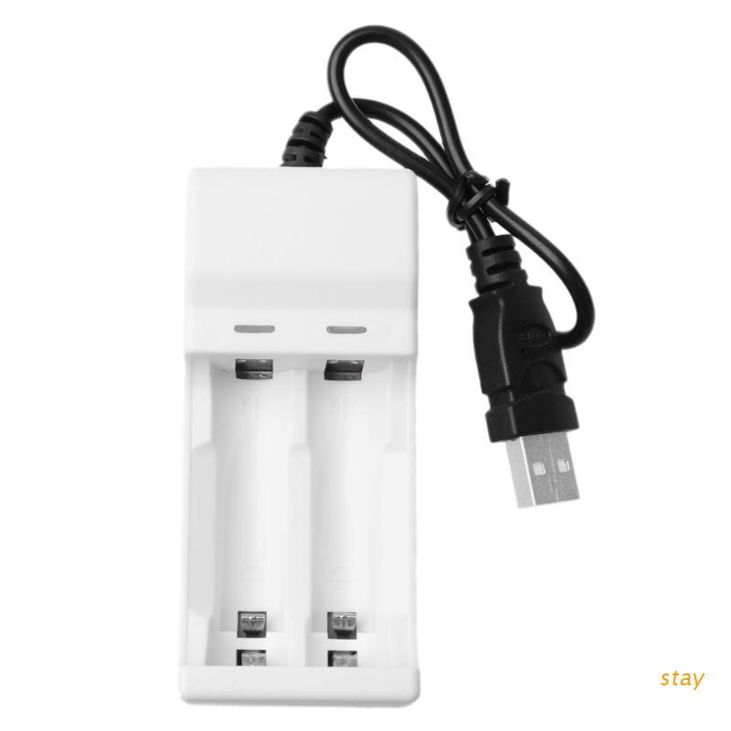 Bộ sạc pin AA AAA 1.2V 2 ngăn tiện dụng