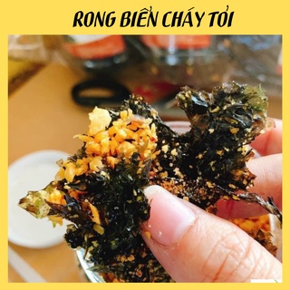 Rong biển cháy tỏi ĂN VẶT CỦ HÀNH 200g ăn liền giòn ngon