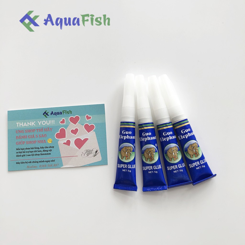 Combo 2 Tuýp Keo Dán Rêu, Cây Thủy Sinh, Gắn Đá, Gắn San Hô Bể Cá Cảnh