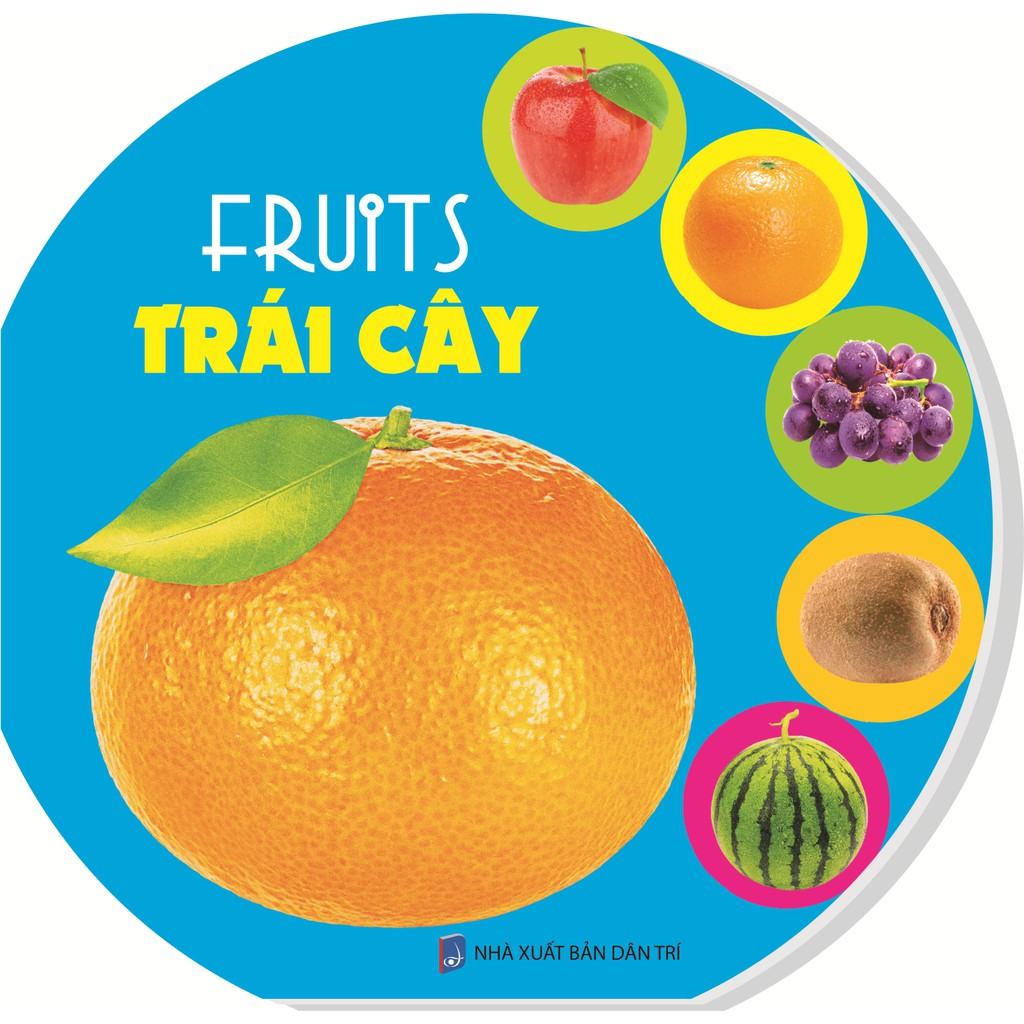 Sách - Lật mở - Fruits - Trái cây