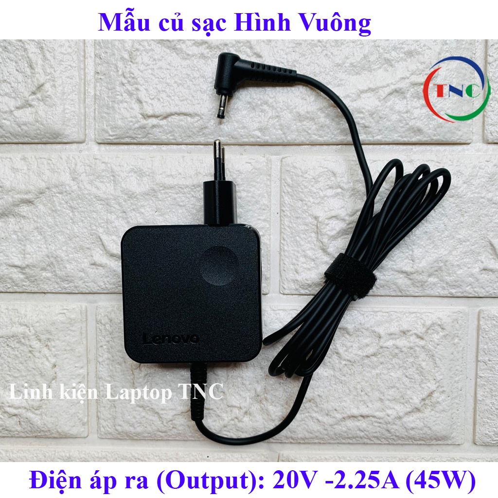 Sạc Laptop Lenovo 20V 2.25A chân nhỏ Φ4.0mm *1.7mm dành cho Laptop Lenovo IdeaPad