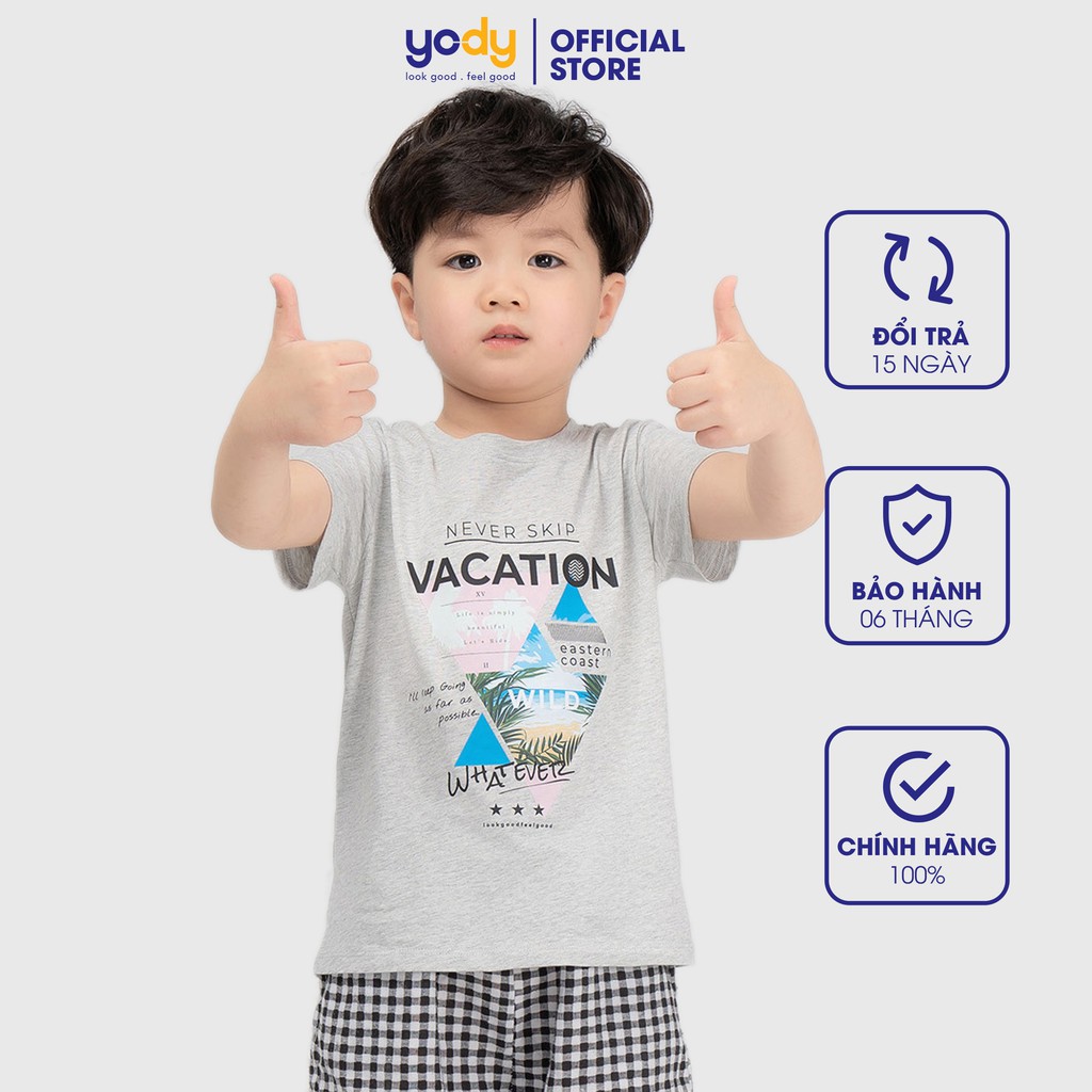 Áo thun trẻ em Yody in Vacation Kid4003