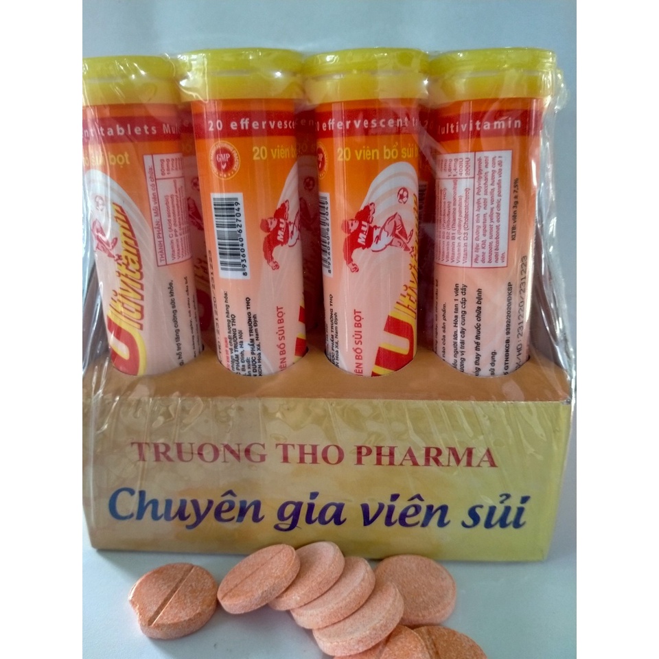 Viên sủi MULTIVITAMIN Tub 20 viên sủi bọt