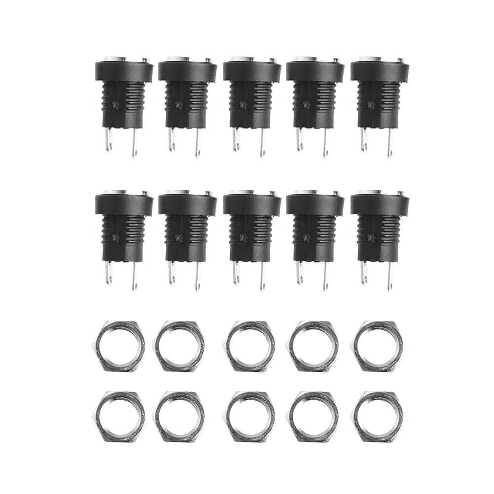 Set 10 Đầu Nối Jack Cắm 5.5mm 2.1mm Chuyên Dụng