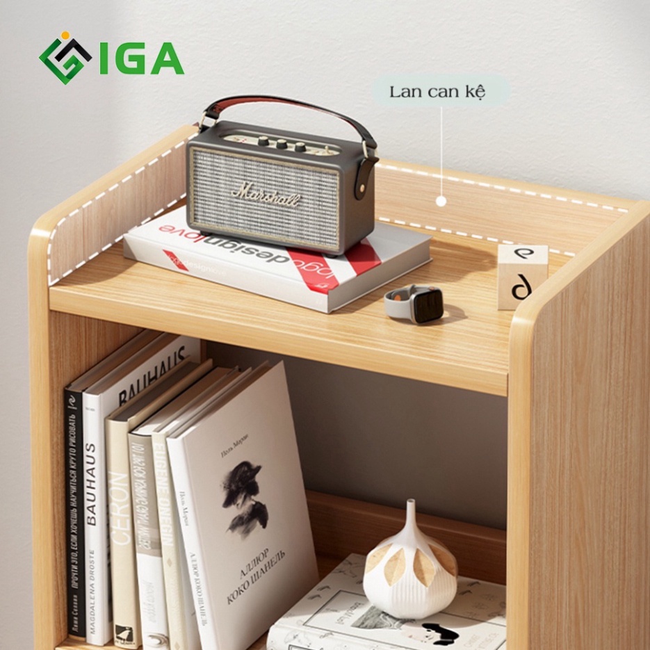 Giá Sách Mini IGA Có Thể Làm Tủ Đầu Giường - GP156