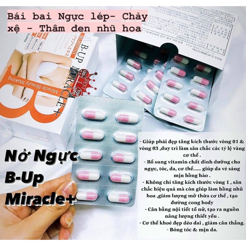 Nở ngực B up miracle | BigBuy360 - bigbuy360.vn