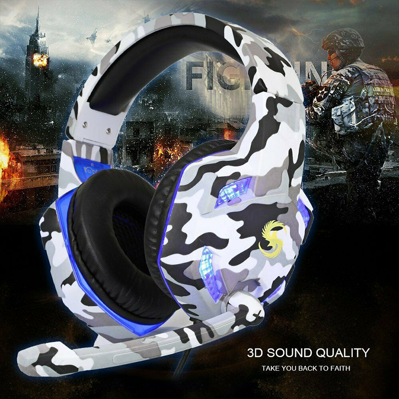 Tai Nghe Gaming Có Dây Và Đèn Led Kích Thước 3.5mm Dành Cho Pc / Laptop / Ps4 Pro Bj Franchisky | BigBuy360 - bigbuy360.vn