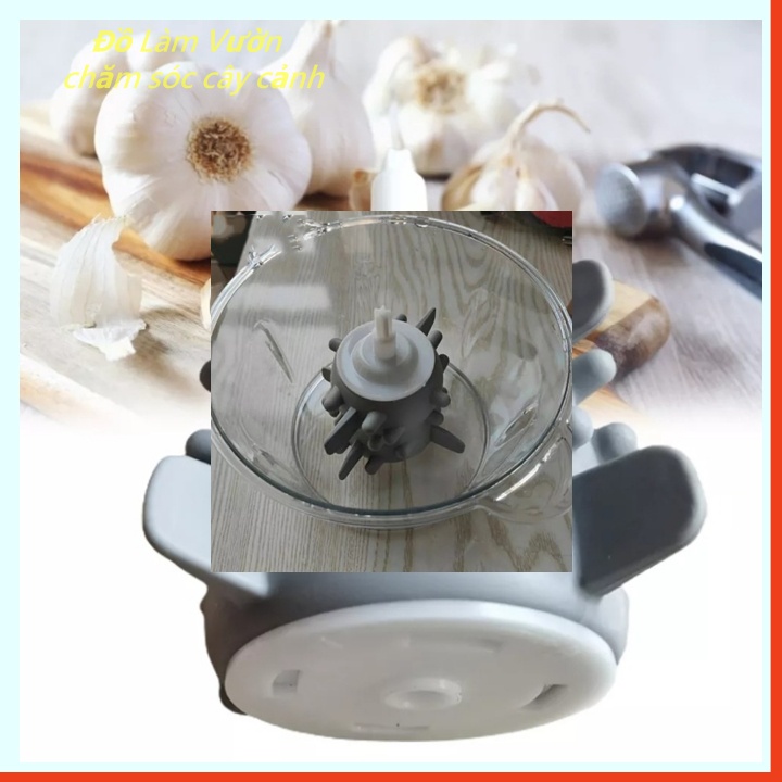 Dụng cụ bóc vỏ tỏi bằng Silicon tiện lợi - Kết hợp với Máy xay thực phẩm dung tích 2 và 3 lít
