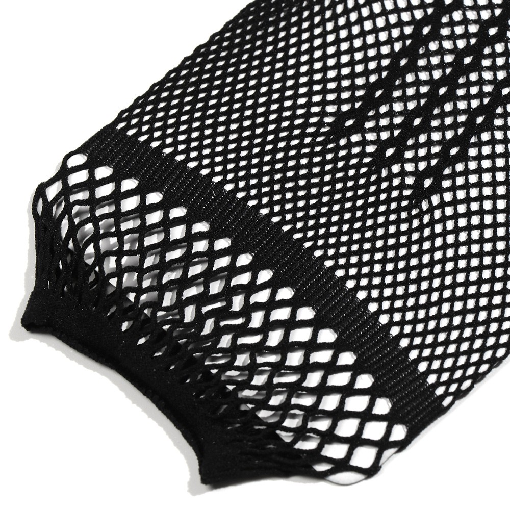 ONLY Party Bride Mittens Evening Party Accessory Uv-proof Driving Mesh Fishnet Gloves Prom Costume Nylon Wedding White Black Elegant Lace Finger/Multicolor