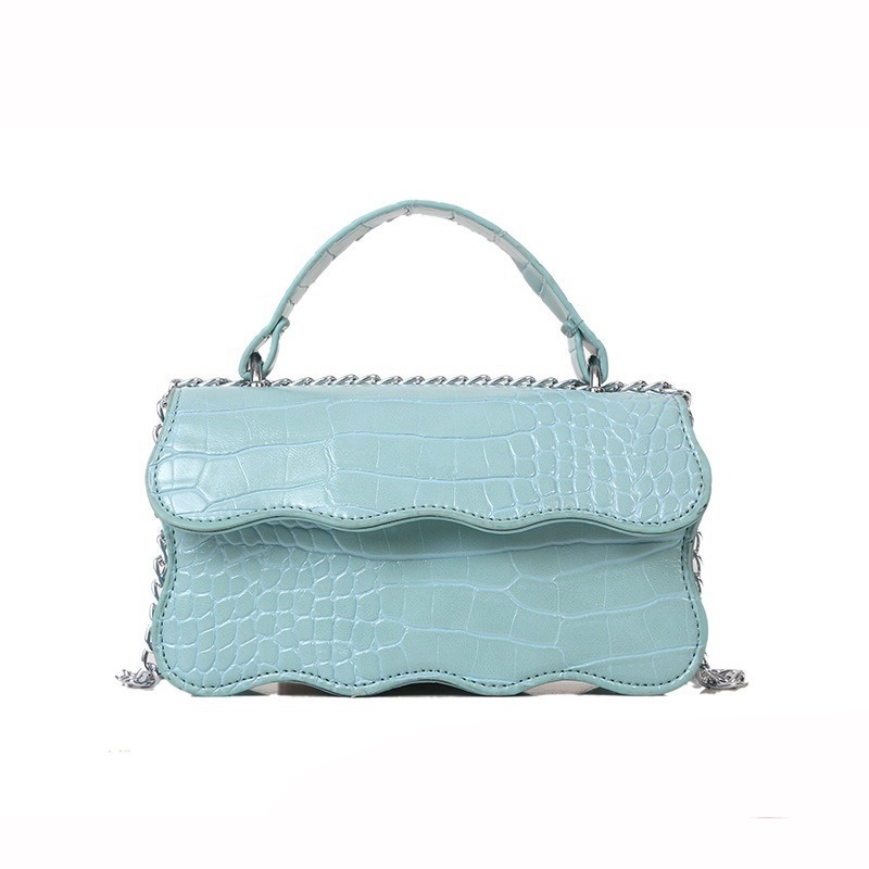 One Túi Đeo Vai Hình Vuông Nhỏ Họa Tiết Da Cá Sấu Màu Trơn Đơn Giản Cho Nữ NB00138 2022