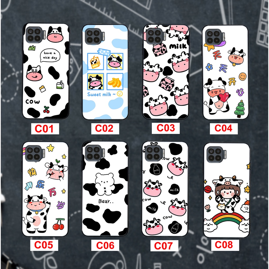 [FREESHIP]ỐP LƯNG OPPO A73/A93 IN HÌNH BÒ SỮA CỰC DỄ THƯƠNG