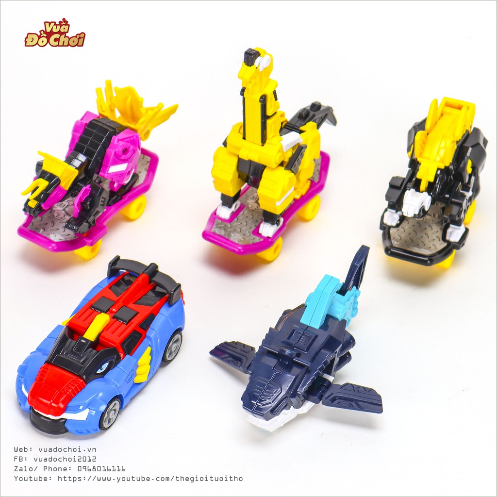 Bộ Đồ Chơi Set Biệt Đội Siêu Nhân Nhí-Lực Lượng Nhí-Siêu Nhân Khủng Long