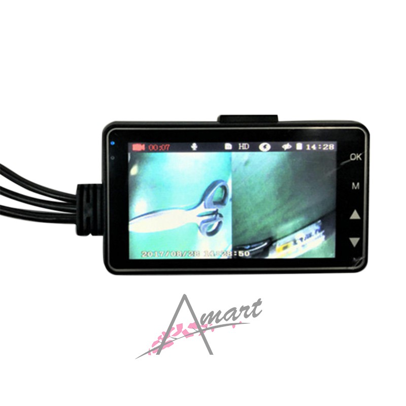 Camera Hành Trình 3 Inch 140 Độ Chống Nước Cho Xe Mô Tô | BigBuy360 - bigbuy360.vn