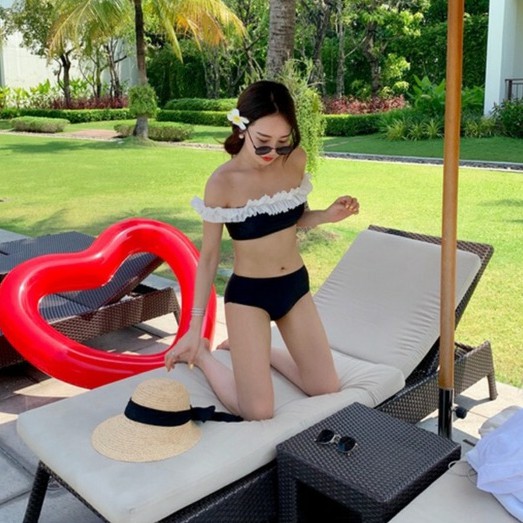 BIKINI Bèo Nhún Trễ Vai - BIKINISTORE - Màu Đen | BigBuy360 - bigbuy360.vn