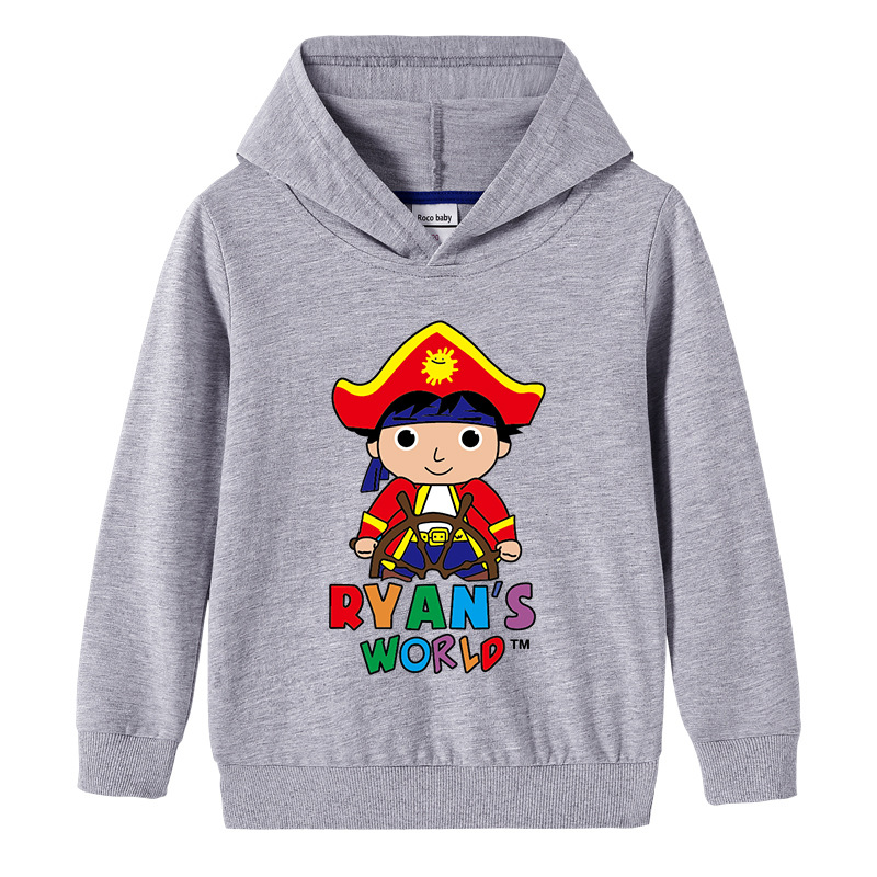 Áo Hoodie Chui Đầu In Hình Ryan Toys Review Độc Đáo Cho Bé