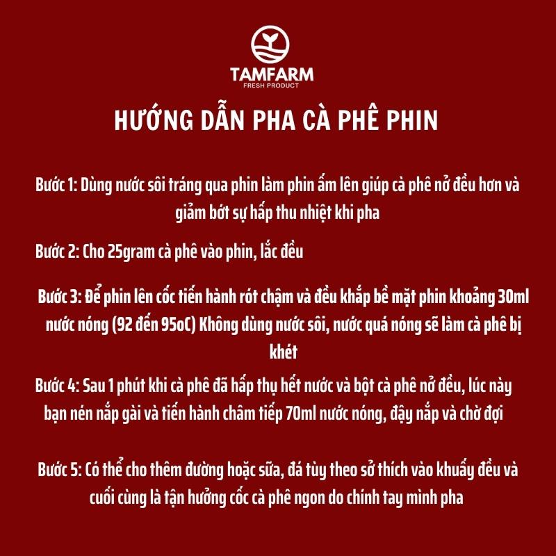 Cà phê Arabica Cầu Đất Lâm Đồng nguyên chất 100% rang mộc pha phin vị hậu ngọt kéo dài- Cafe TamFarm | BigBuy360 - bigbuy360.vn