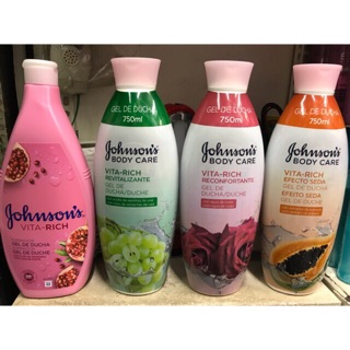 Sữa Tắm Johnson’s Vita Rich Reconfortante Rosas Shower Gel (750ml)