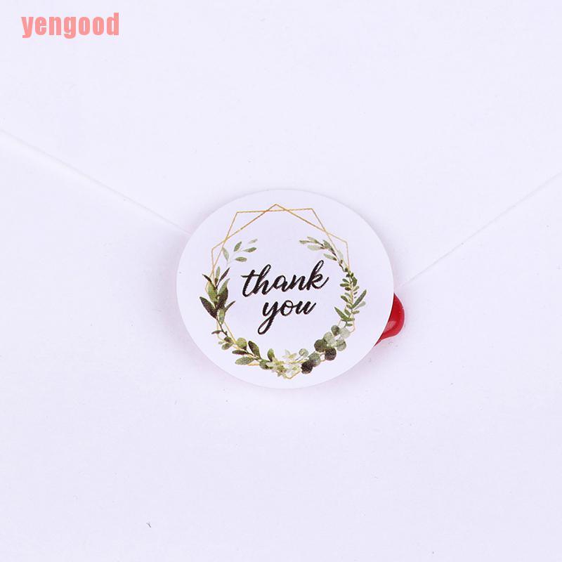 Cuộn 500 Miếng Dán Chữ Thank You Dùng Trang Trí Gói Hàng