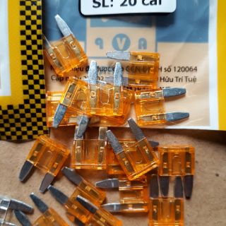 Cầu chì xe ga xe số từ 5A~25A.giá 10 chiếc