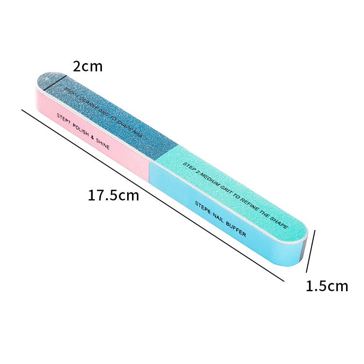1 CÁI Dũa Móng Tay Sáu Mặt, Công Cụ In Ấn Sáng Tạo Dũa Đánh Bóng Móng Tay Chuyên Nghiệp Công Cụ Làm Móng Dán Nghệ Thuật Móng Tay