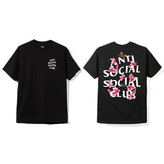 Áo thun overtee Anti in hoa đào_ Fox unisex