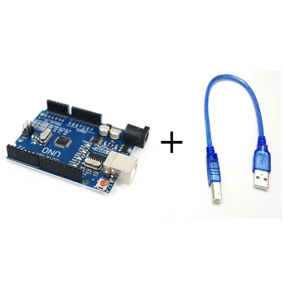 Mạch Arduino UNO R3 SMD chip dán (kèm cáp)