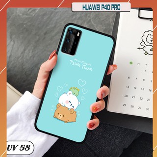 Ốp điện thoại Huawei P40 Pro - lưng nhám viền dẻo