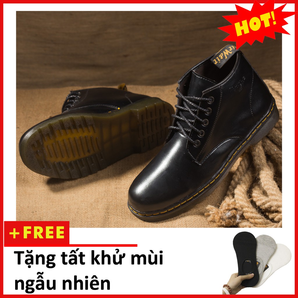 Giày Cao Cổ Nam AROTI Boot Da Chất Đẹp Cao Cấp,Đế Khâu Chắc Chắn Form Mạnh Mẽ, Nam Tính Màu Nâu,Đen-Đủ size M354-Đ(T)