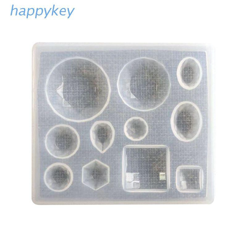 HAP  Crystal Epoxy Resin Mold Geometric Irregular Earrings Water Drops Square Pendant Casting Mould Handmade DIY Crafts Jewelry Making Tools