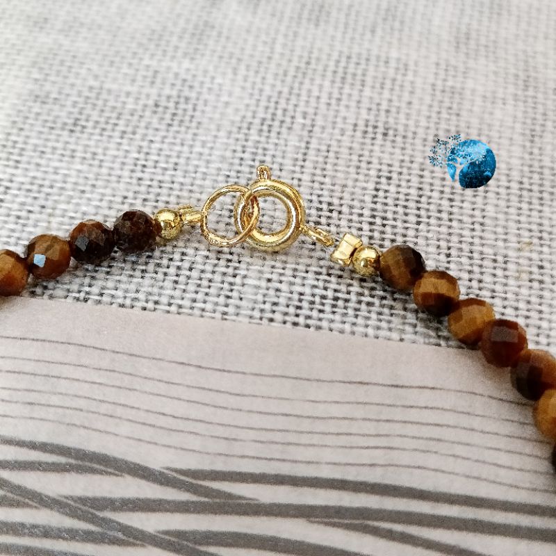 Vòng tay đá m.ắt h.ổ cắt giác 3mm